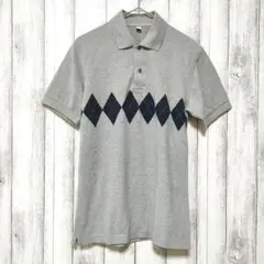 UNIQLO ユニクロ (S)　ポロシャツ　アーガイル