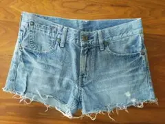Levi's ライトブルー デニムショートパンツ 28インチ