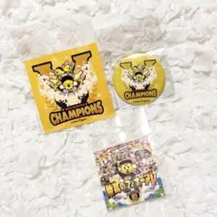 阪神タイガース 2023 日本一記念 ステッカー 缶バッジ 最高のフィナーアレ