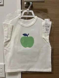 【未開封で発送】110サイズ ユニクロ ドライクルーネックT（青りんご）