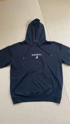 KANGOL ブラック フード付きパーカー