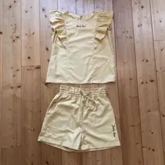 ジェニィ　女児セットアップシャツパンツ150
