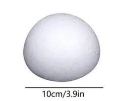 発泡スチロール球体 10cm 装飾用 14個
