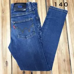 古着　EDWIN エドウィン　キッズ　デニムパンツ　１４０　小学生