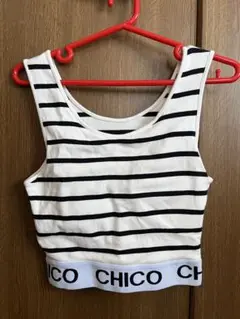 CHICO ストライプ タンクトップ