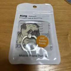 スマートホン リング スマホリング 落下防止 パグ好きな方へ！！