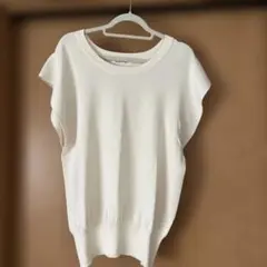 le coeur blanc サマーニットトップス