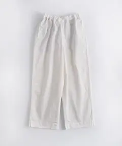 ベージュ ワイドパンツ　（BASIC AND ACCENT） アニュアンス anuans ツータックワイドパンツ （BEIGE