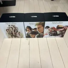未使用品進撃の巨人コミック収納ボックス全巻 収納 3点セットリヴァイ受注生産限定 進撃の巨人 コミック 1-34巻 オリジナル収納BOX付き + 進撃の