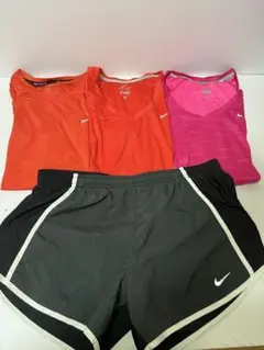 【NIKE】ウィメンズ ランニングウェア セット Mサイズ ドライフィット 4点