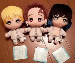 鬼滅の刃 ともぬい ぬいぐるみ 蝶屋敷おやすみver. 　全３種セット
