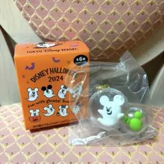 ディズニー　ハロウィン　2024 チャーム　おばけ　バルーン