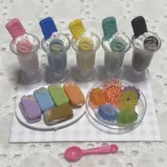 ♡ミニチュアカラフルスイーツセットNo.76