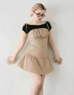 andmarry Sandra lace dress Beige