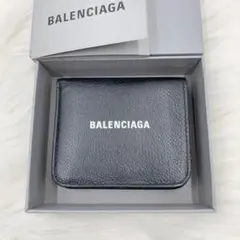 《美品》BALENCIAGA バレンシアガ エブリデイ 折り財布 ミニ財布