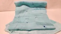 水色の夏の帯揚げ 輪出し