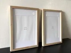 【新品未使用】H&M Home 木製フレーム 2個セット 21cm x 30cm