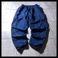 米軍実物 USAF IPFU ナイロン トレーニングパンツ ネイビー M-R