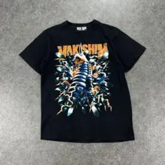 墓場の画廊ウルトラマンA一角超獣バキシムプリント半袖Tシャツ円谷プロブラック