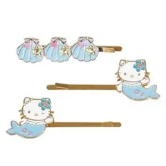 新品未使用　ハローキティ ヘアピンセット マーメイド ピンク サンリオ　かわいい