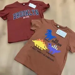 【144】西松屋 Tシャツ 120cm 2枚セット まとめ売り 半袖
