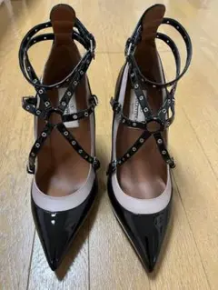 VALENTINO 黒36サイズ約9.5センチヒール新品未使用品