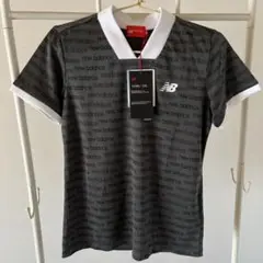 【新品未使用】new balance 吸水速乾 ポロシャツ グレー　レディース