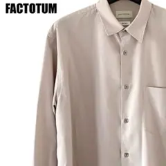 ワイドシルエット FACTOTUM 長袖シャツ 44