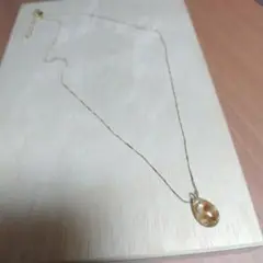 ミモザ入りネックレス