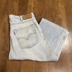 00's Levi's ストレートライトブルーデニムパンツジーンズ3桁刻印 L