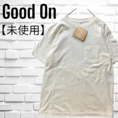 【未使用タグ付き】Good On オーガニックコットン　半袖Tシャツ　ナチュラル