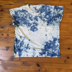 yin yang タイダイ オーガニックコットンTシャツフリー