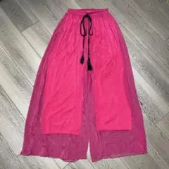 Felt Maglietta/シースルー ピンク パンツ/ XL