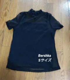 Bershka ベルシュカ 半袖トップス S レース キャミソール 黒