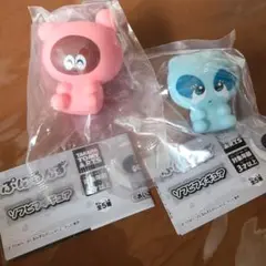 ぷにるんず　ソフビフィギュア ガチャガチャ ２種