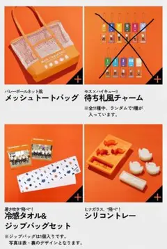 【新品未開封】ハイキュー モスバーガー トートバッグ タオル シリコントレー