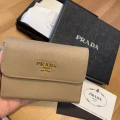 PRADA サフィアーノレザー 財布 三つ折り