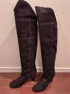 GRACE CONTINENTAL スウェードロングブーツ