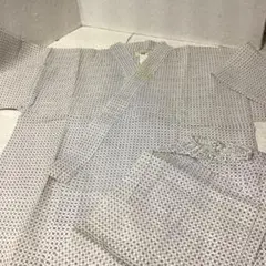 男物　甚平　サッカー地　綿１００％　ホームウエア