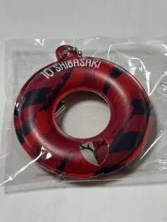 鹿島アントラーズ　柴崎岳　うきわキーホルダー