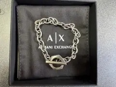 Armani Exchange シルバーチェーンブレスレット