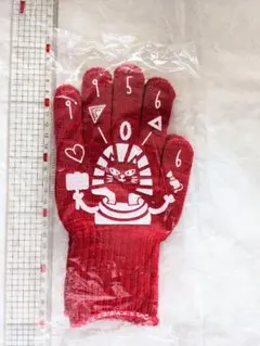 太陽神「猫」の赤い軍手☆未開封・新品