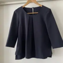 W ブラウス、パンツ　セットアップ　ネイビー