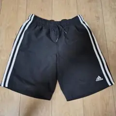 【Size 160】adidas AEROREADY 黒 ハーフパンツ