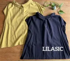 リラシク　LILASIC　ノースリーブ　ネイビー