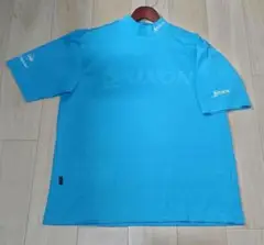 SRIXON　スリクソン　モックネック　ライトブルー　ビックロゴ　美品　LL