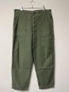 70s US ARMY ベイカーパンツ コットンサテン OG107
