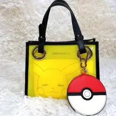 【レア】美品 サマンサべガ ポケモン クリアトートバッグ コラボ ピカチュウ