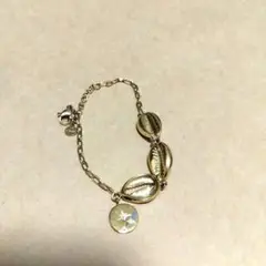貝殻モチーフ チャーム ブレスレット