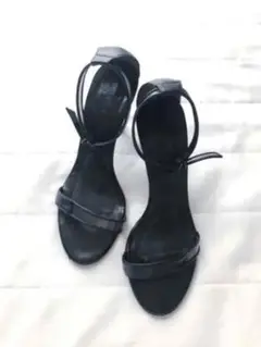 定価6.8万 VERONIQUE BRANQUINHO 異素材サンダル 黒 35